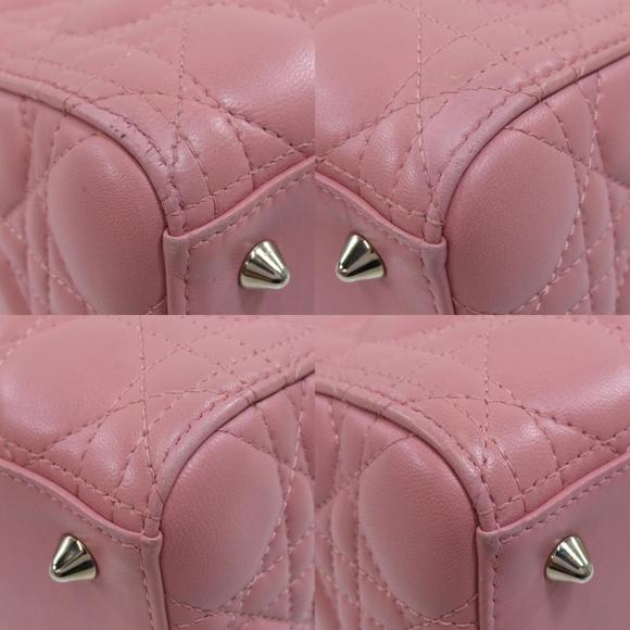 Christian Dior 2way Handbag Lambskin Pink - Picture 9 of 9